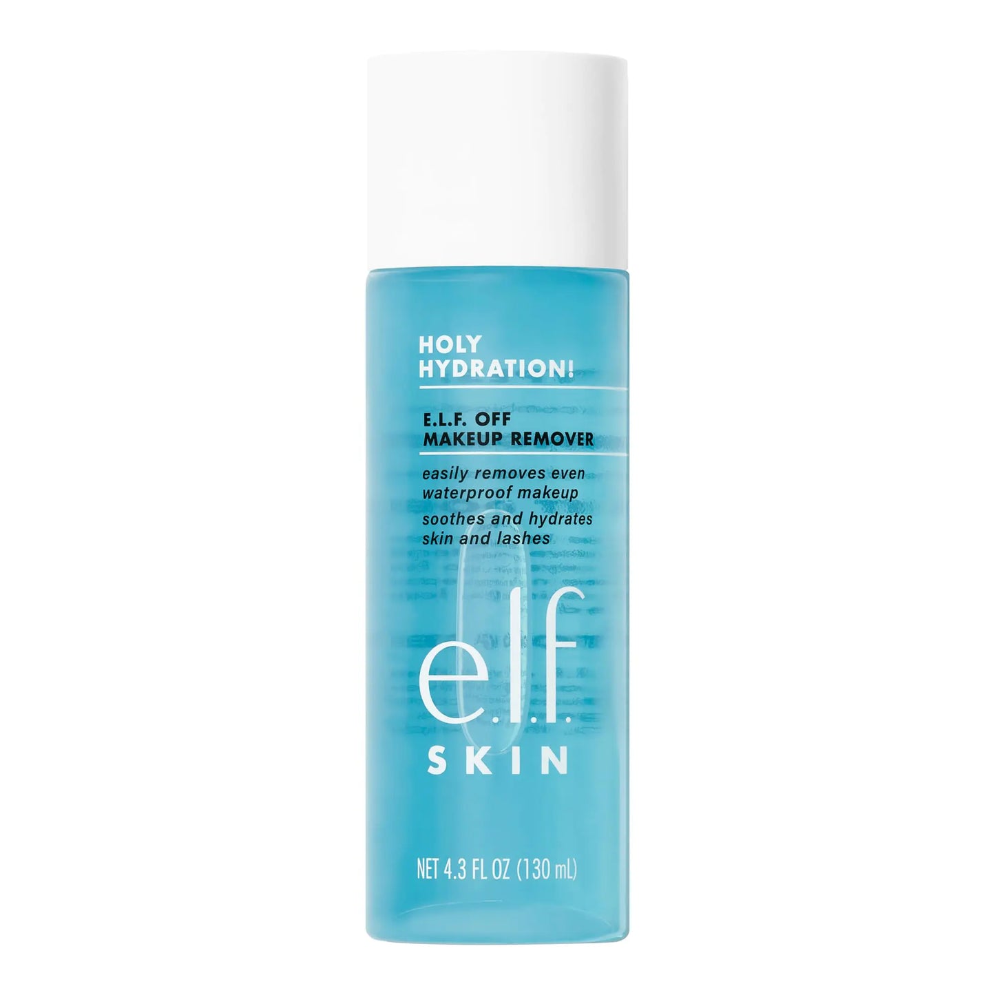 e.l.f. SKIN Holy Hydration Off Makeup Remover, Liquid Makeup Remover For Eye, Lip & Face Makeup, Gentle Formula, Vegan & Cruelty-free Unscented 4.3 Fl Oz (Pack of 1)