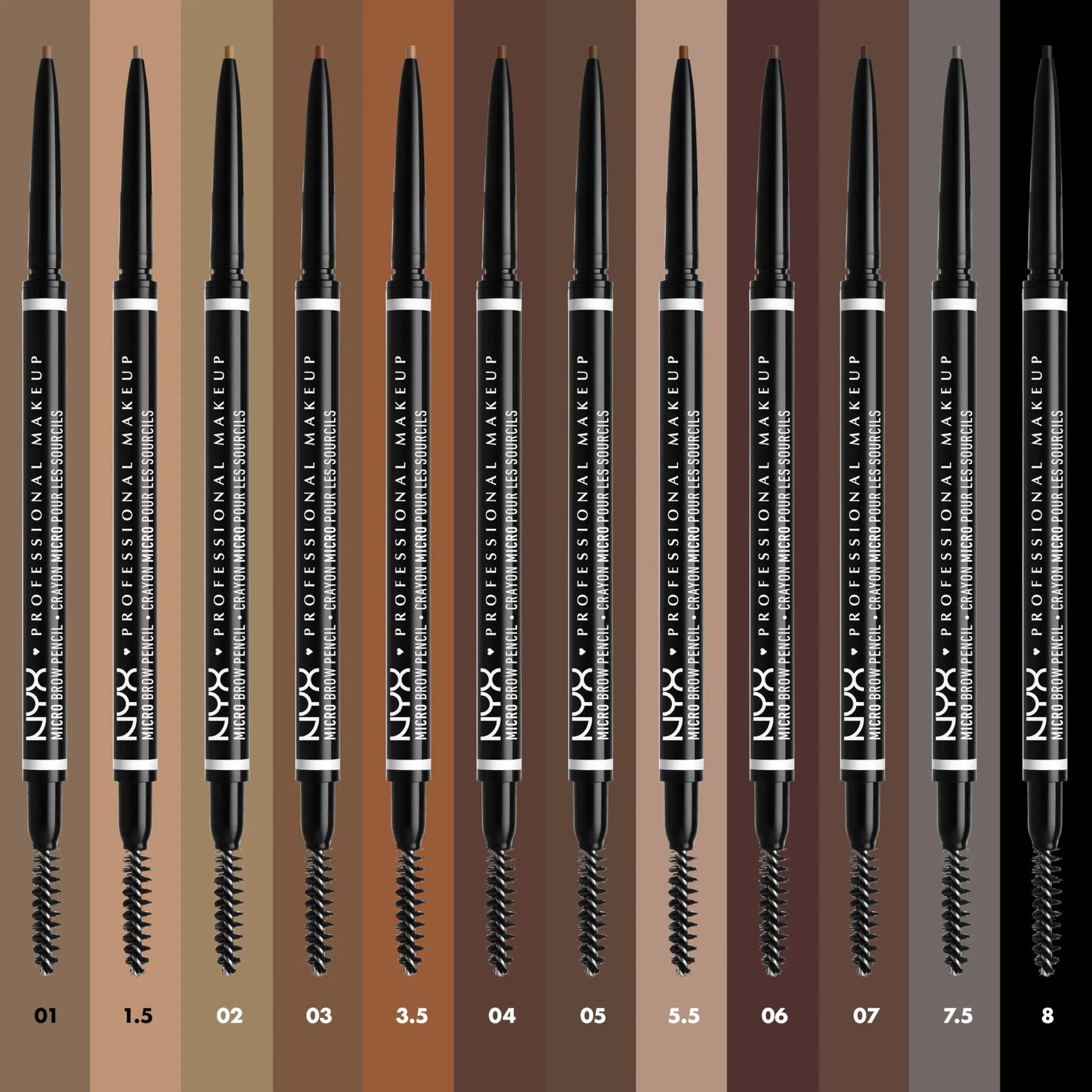 NYX PROFESSIONAL MAKEUP Micro Brow Pencil, Precise Eyebrow Pencil - Auburn 3 Auburn 0.003 Ounce (Pack of 1)