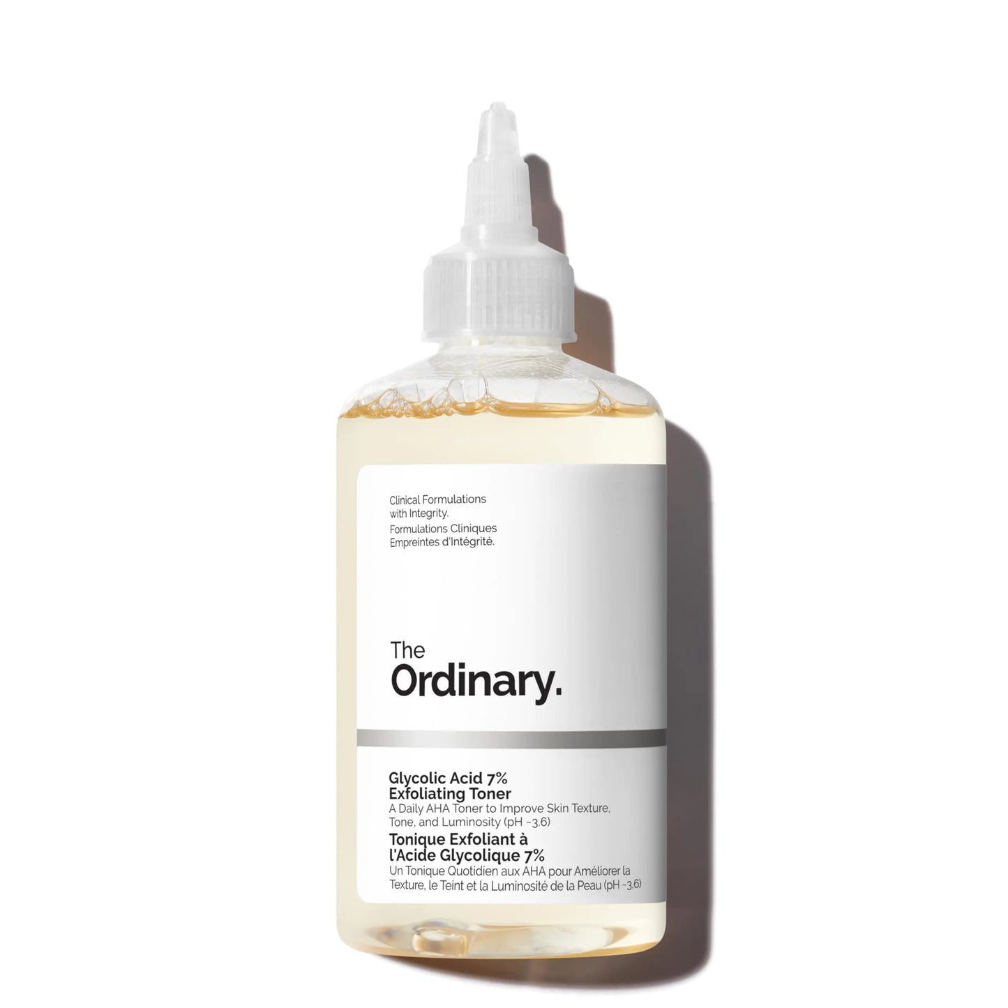 The Ordinary Glycolic Acid 7% Exfoliating Toner Brightening and Smoothing Daily Toner for More Even-Looking Skin Tone 3.4 Fl Oz