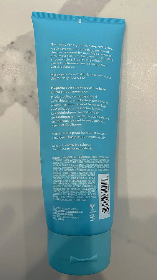 TULA Skin Care Cult Classic Purifying Face Cleanser - Supersize, Gentle and Effective Face Wash, Makeup Remover, Nourishing and Hydrating, 6.7 oz. Supersize, 6.7 Oz