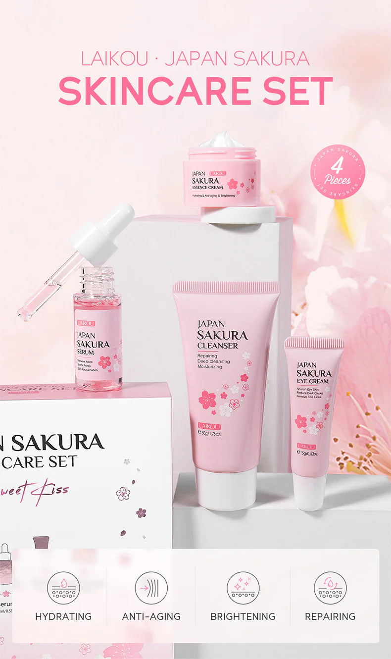 Sakura Skin Care 4-Piece Set