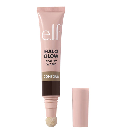 e.l.f. Halo Glow Contour Beauty Wand Liquid Contour Wand For A Naturally Sculpted Look Buildable Formula Vegan & Cruelty-free Deep/Rich