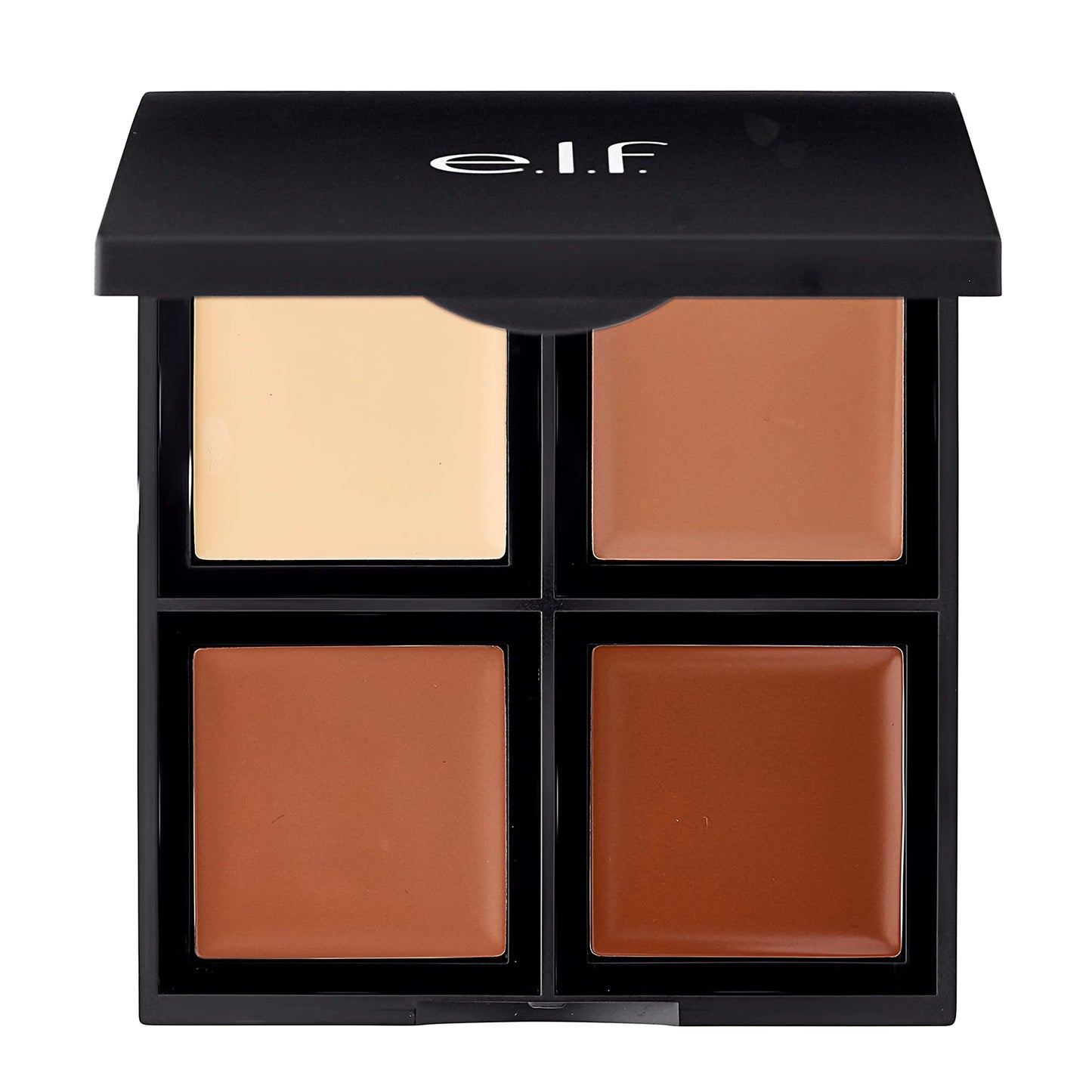 e.l.f. Cream Contour Palette Cream Highlighter & Bronzer Compact For Contouring Sharpen & Sculpt Complexion