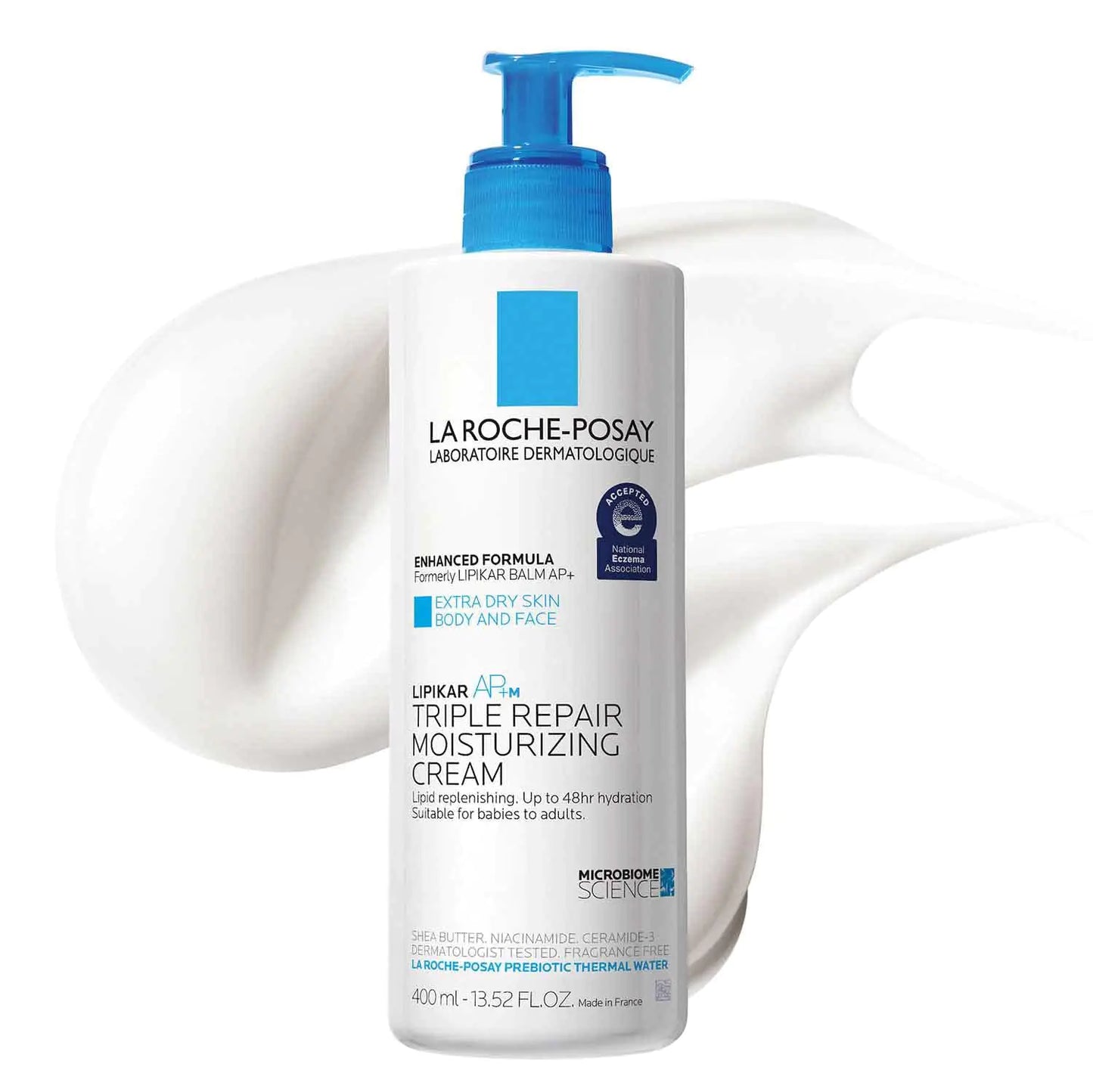 La Roche-Posay Lipikar AP+ Triple Repair Moisturizing Cream Face & Body Lotion For Dry Skin Shea Butter & Niacinamide Moisturizer Gentle Face & Body Cream For Dry Rough & Sensitive Skin