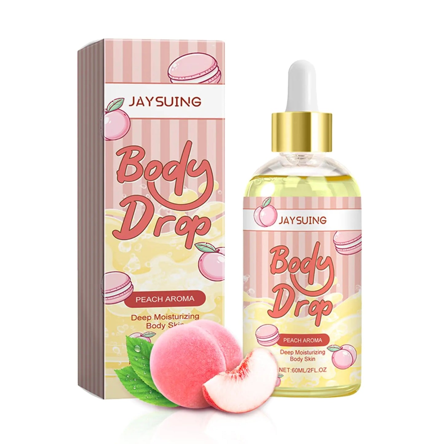 Body Oils for Women - Body Oil After Shower - Essential Oils for Skin - Jojoba Oil Organic Almond Oil for Skin - Body Skin Care Products for Dry Skin with Peach Fruit ExtractMoisturizingNourishFirm