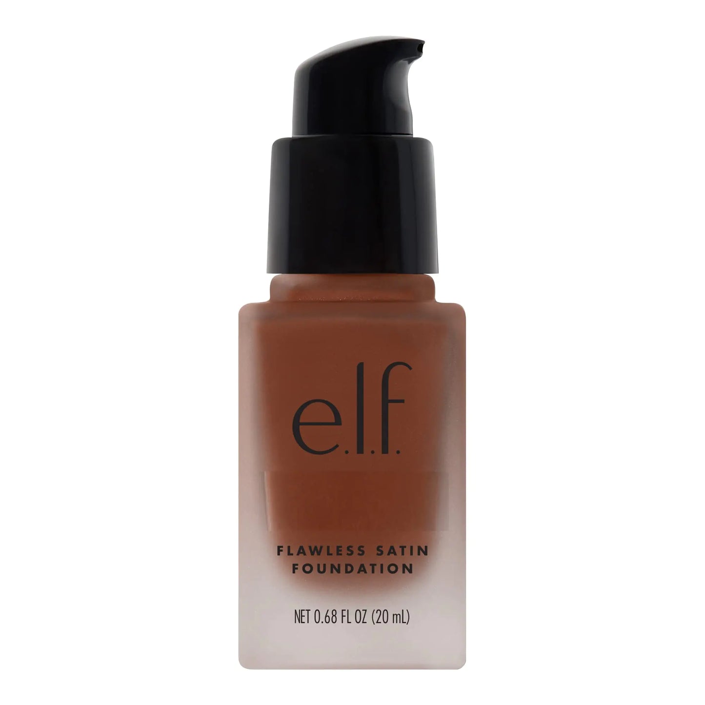 e.l.f. Flawless Satin Foundation Lightweight & Medium Coverage Semi-Matte Finish Vegan & Cruelty-Free Truffle 0.68 Fl Oz (20mL)