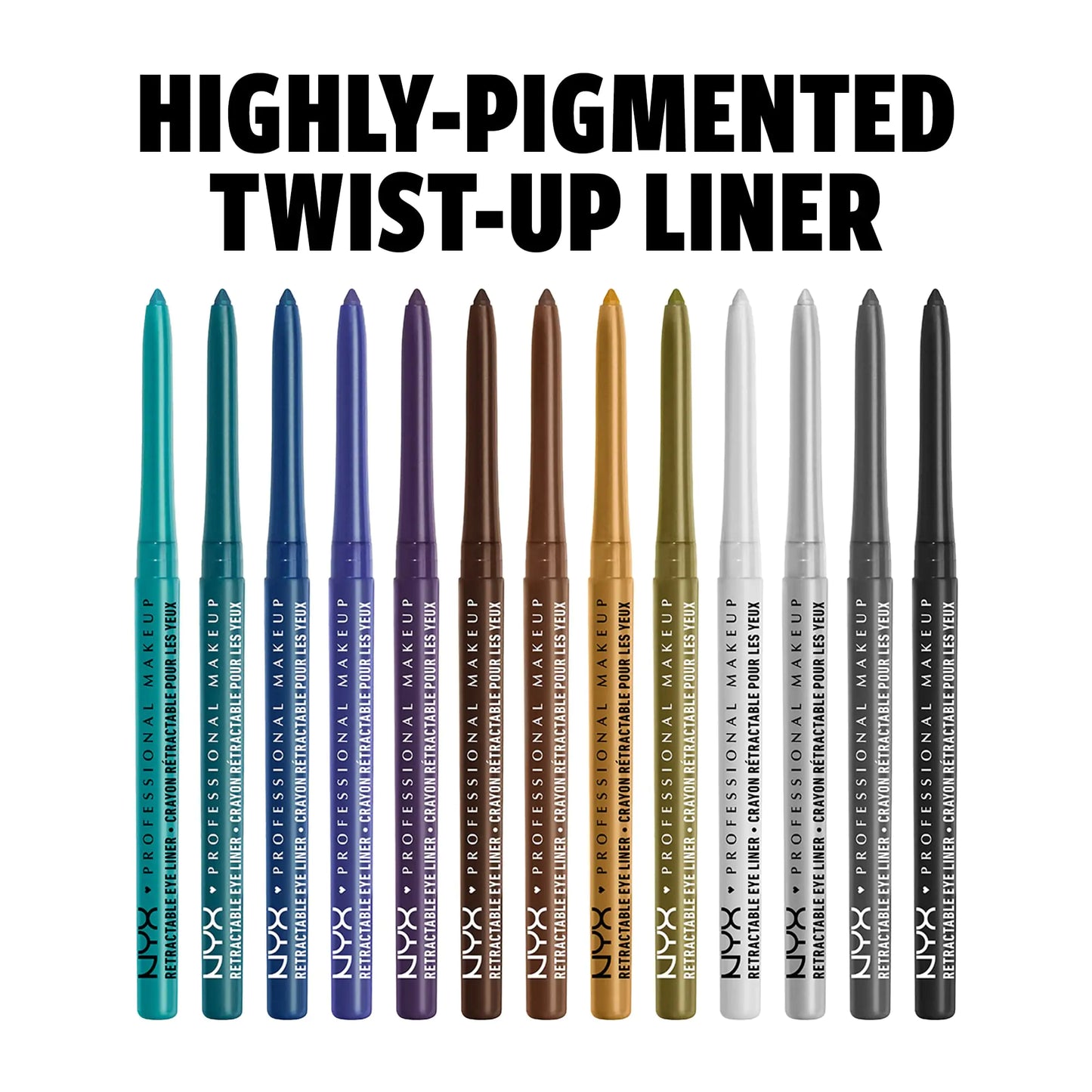 NYX PROFESSIONAL MAKEUP Mechanical Eyeliner Pencil, Gypsy Blue 1 Count (Pack of 1)