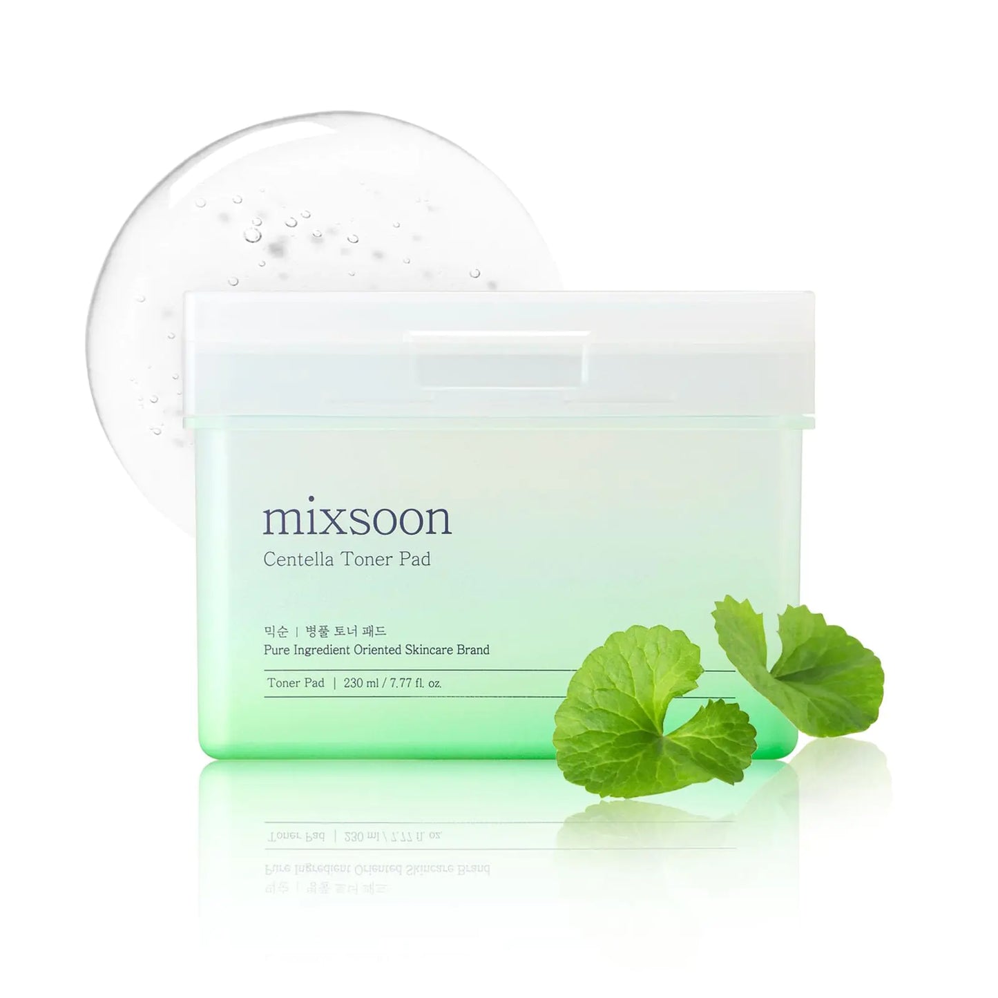 mixsoon Centella Asiatica Toner PadSoothing Hydration Centella Extract Gauze Pad (230ml/ 7.77fl.oz/ 120 Sheets)