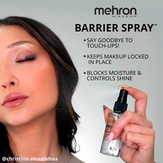 Mehron Makeup Barrier Spray | Setting Spray for Makeup | Makeup Setting Spray for Face 2 fl oz (60 ml) 2 Fl Oz (Pack of 1)