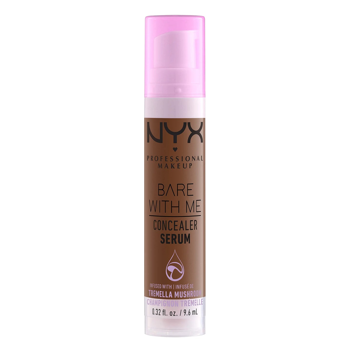 NYX PROFESSIONAL MAKEUP Bare With Me Concealer Serum, Up To 24Hr Hydration - Rich 12 Rich 0.32 Fl Oz (Pack of 1)