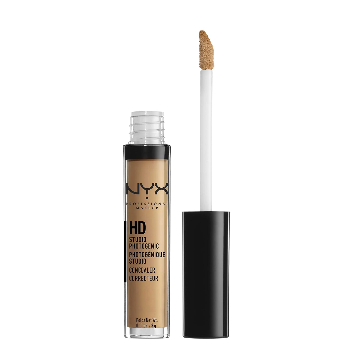 NYX PROFESSIONAL MAKEUP HD Studio Photogenic Concealer Wand, Medium Coverage - Tan 07 TAN 0.11 Ounce (Pack of 1)