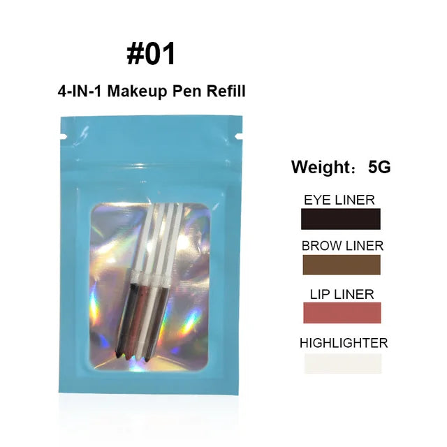 4 In 1 Face Makeup Pen Eyebrow