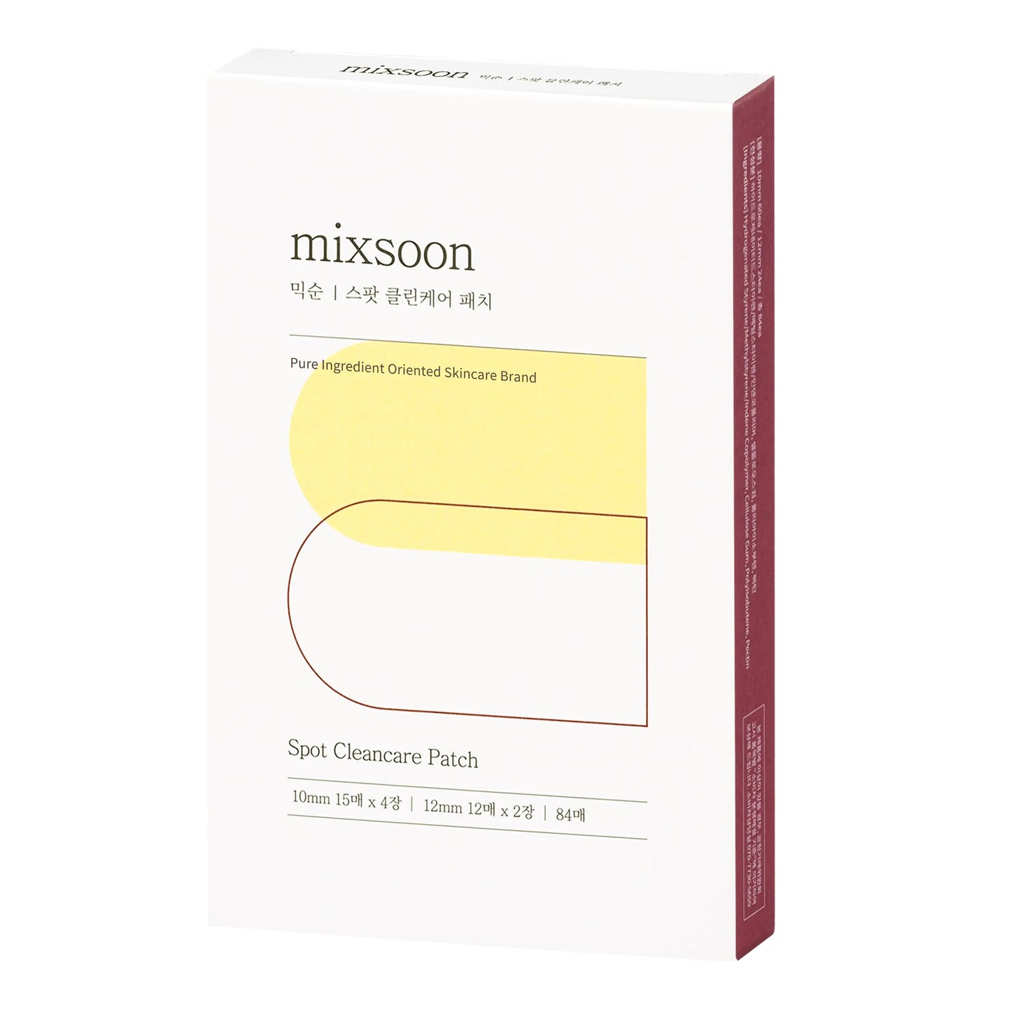 mixsoon Spot Clean Care Patch (84 Patches) Acne Pimple Seamless Patches to Cover and heal Troubled Spots