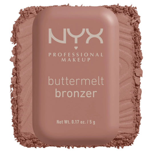 NYX PROFESSIONAL MAKEUP Matte Buttermelt Bronzer, Longwear Face Makeup with Up to 12 Hours of Wear, Vegan Formula - Deserve Butta 03 - Deserve Butta 0.17 Ounce (Pack of 1)